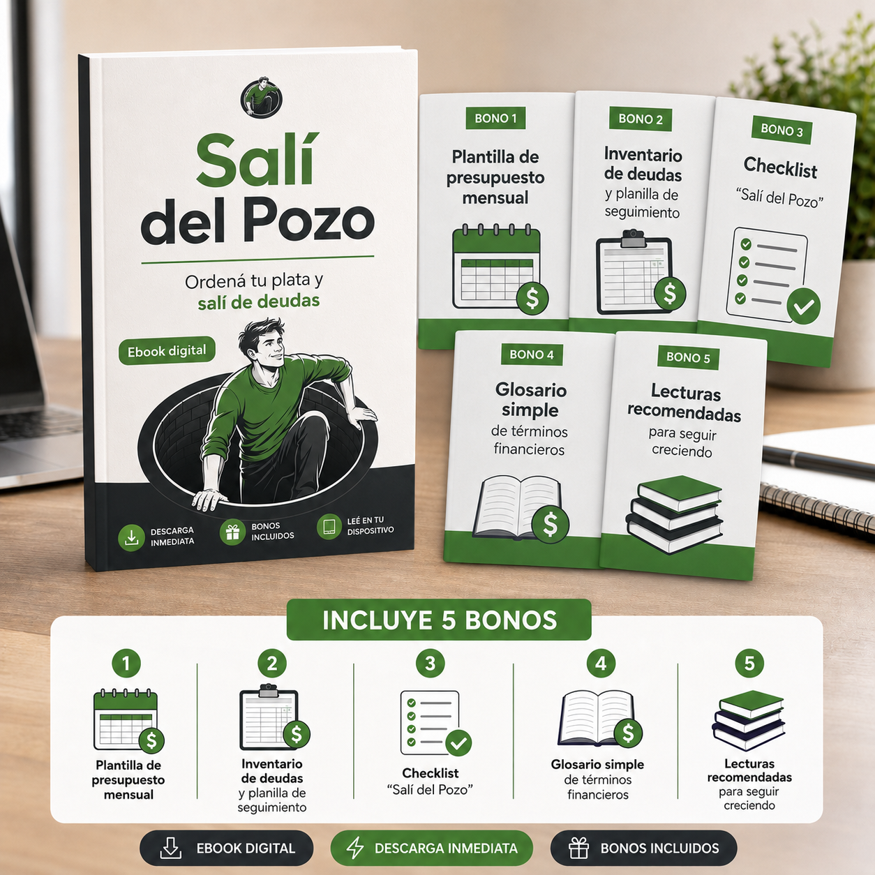 Salí del Pozo: Guía práctica para ordenar tu dinero, salir de deudas y recuperar el control
